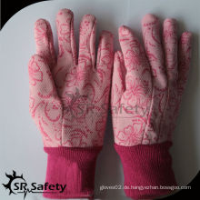 SRSAFETY Druck Blumen Garten Handschuhe in China / Schutzhandschuhe gemacht